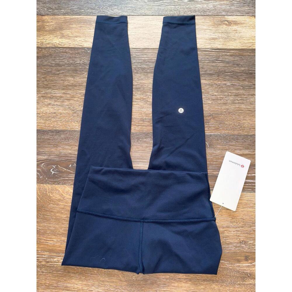 Lululemon Wunder Train High Rise 28” True Navy Size 6 NWT